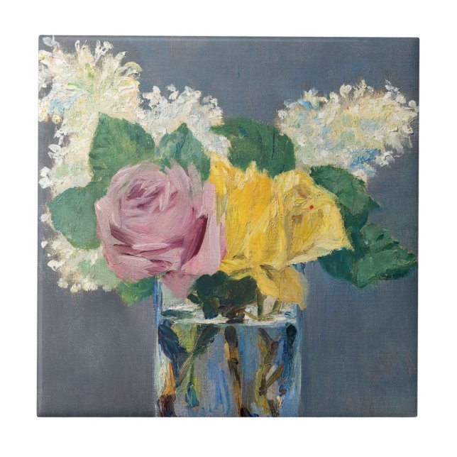 Carreau Edouard Manet - Lilas et Roses (Devant)