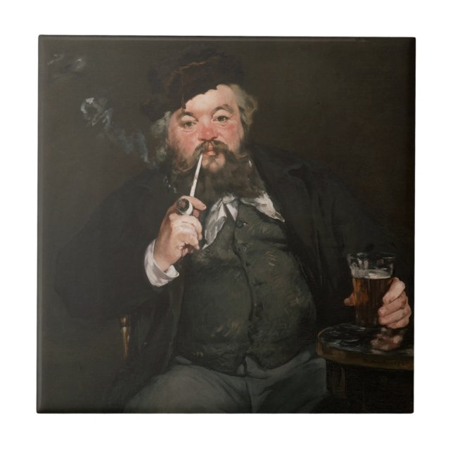 Carreau Edouard Manet - Un bon verre de bière / Le bon boc (Devant)