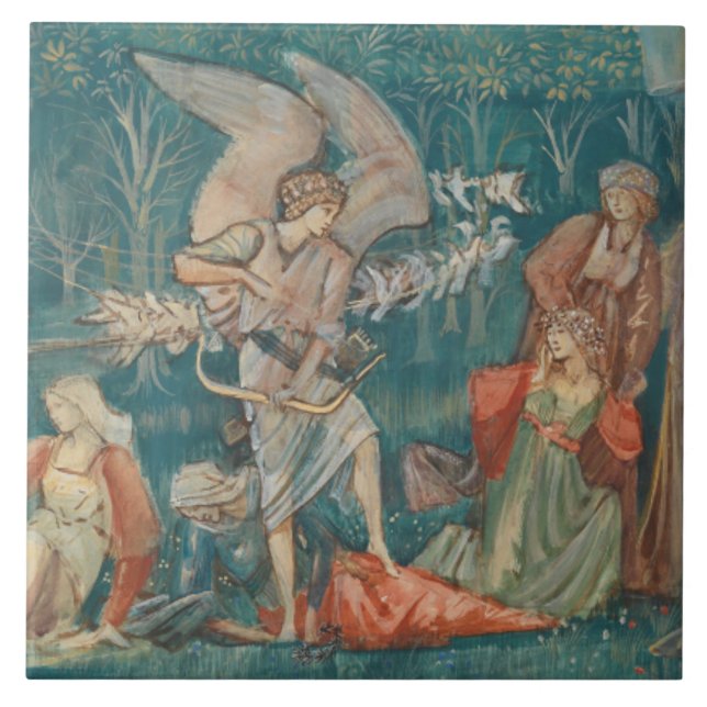 Carreau Edward Burne-Jones - Le décès de Vénus (Devant)