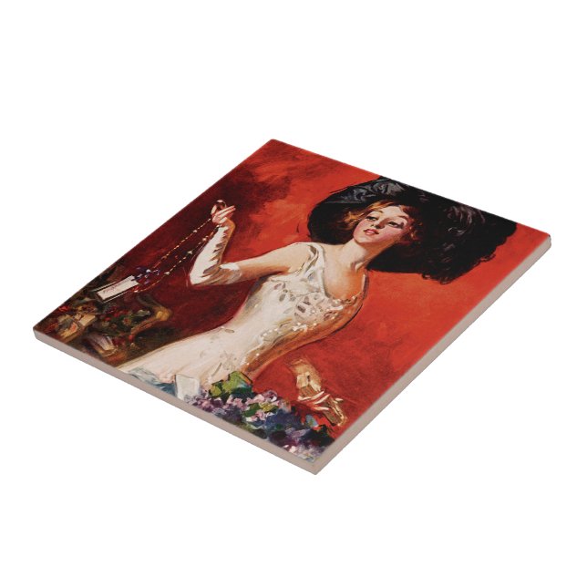 Carreau Edwardian Glamor Girl (Côté)