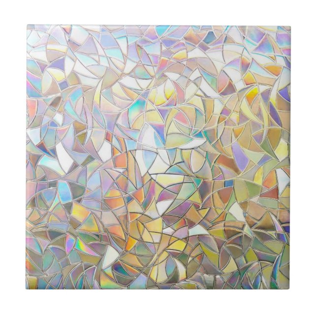 Carreau Effet de verre teinté prismatique - Arc-en-ciel pr (Devant)