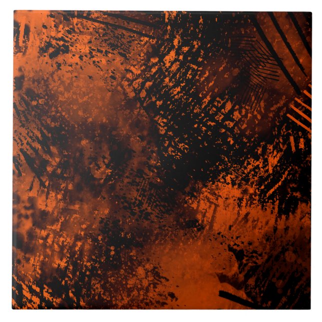 Carreau Effet d'écouvillonnage et de peinture (Devant)
