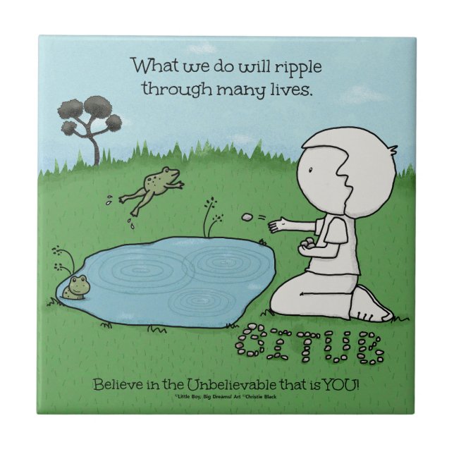 Carreau Effet Ripple (Devant)