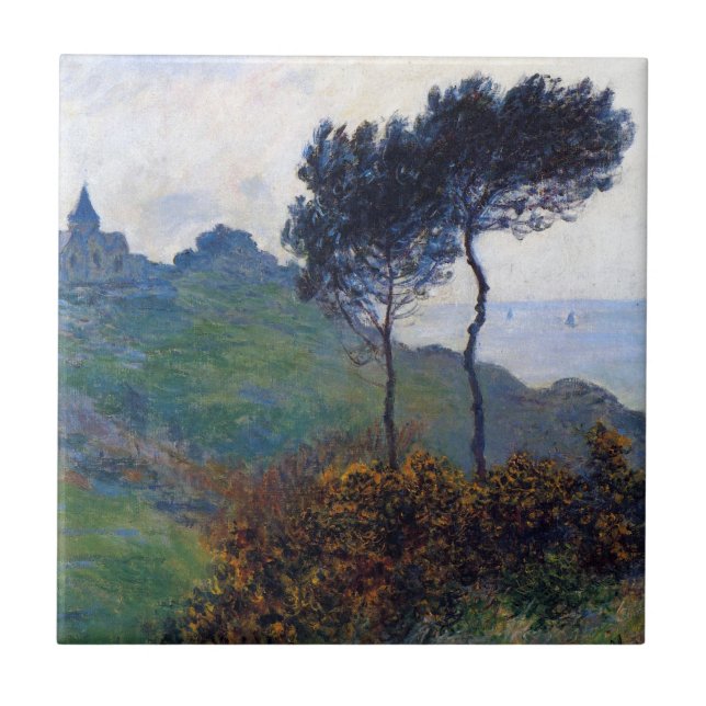 Carreau Église de Claude Monet chez Varengeville (Devant)