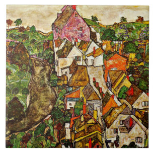 Carreau Egon Schiele - Stein sur le Danube