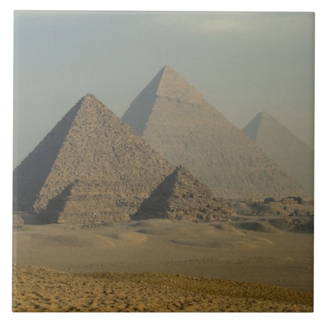 Carreau Égypte, Giza, complexe des pyramides de Gizeh, pla (Devant)