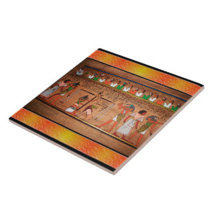 Carreau Égypte-Hiéroglyphes Carrelage en céramique