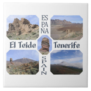 Carreau El Teide tuile personnalisée