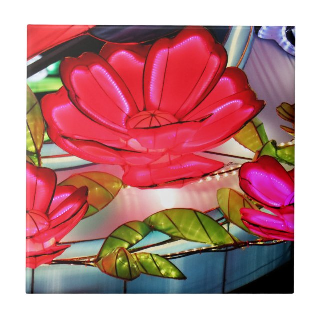 Carreau Electric Elegance in Rose  (Devant)