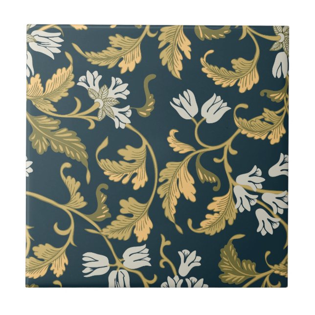 Carreau Élégance botanique vintage (Devant)