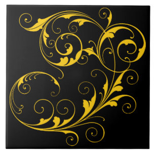 Carreau Elegant Black & Gold