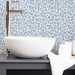 Carreau Elégant bleu marine Simple Motif botanique blanc<br><div class="desc">Vous cherchez à épicer votre maison avec un nouveau mur élégant? Pensez à ajouter des carreaux de design originaux, à la fois tendance et intemporels. Nos carreaux en céramique présentent un motif frais et délicat de fleurs bleu marine sur un arrière - plan blanc immaculé, apportant une touche d'élégance à...</div>