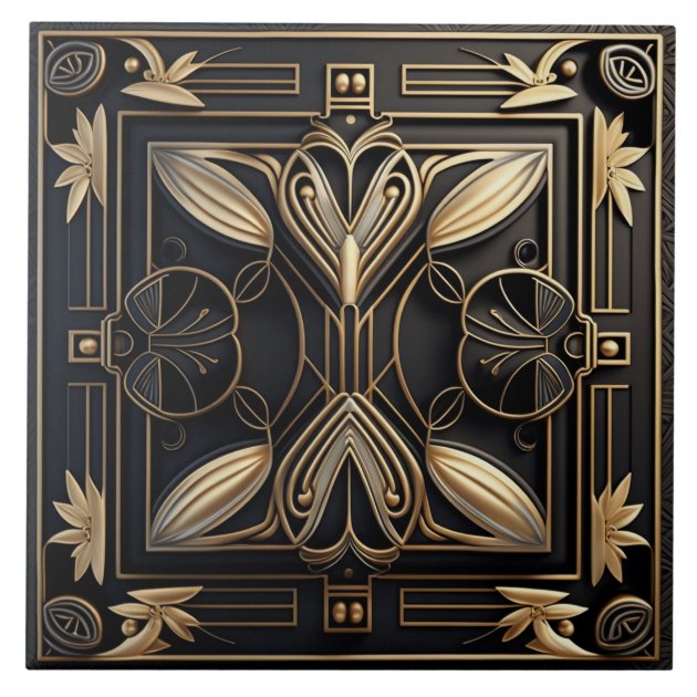 Panthère Art déco en céramique émaillée Sainte-Radegonde