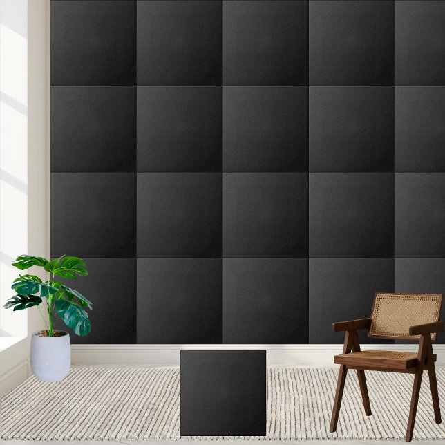 Carreau Elégant Carrelage en céramique noire Matte (Elegant Matte Black Ceramic Tile)