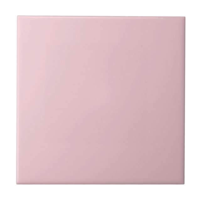 Carreau Élégant Dusty Rose rose clair uni couleur unie cha