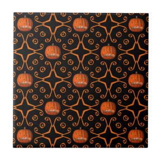 Carreau Élégant kaléidoscope Jack-o'-lantern Halloween