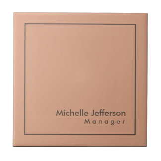 Carreau Élégant minimaliste professionnel