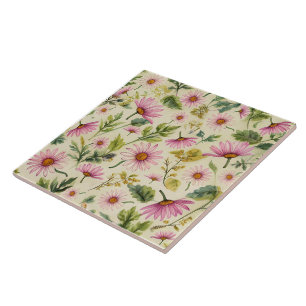 Carreau Élégant modèle floral de printemps