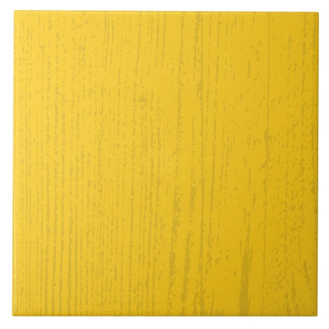 Carreau Elégant moutarde jaune grain de bois (Devant)