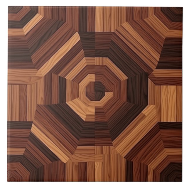 Carreau Elégant Rosewood Motif sans couture Carrelage en c (Devant)
