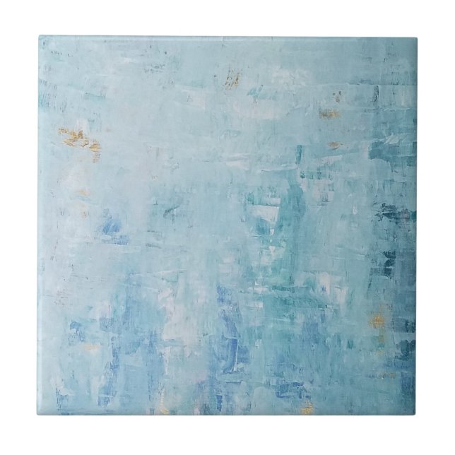 Carreau Elégante Pierre Bleue et Or (Devant)