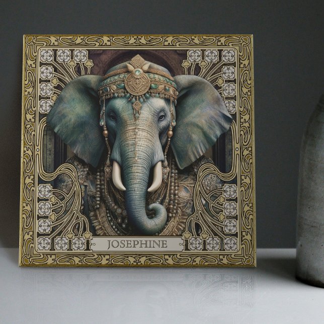 Carreau Elephant Spirit Animal Carpetpunk Bijoux Altarpiec (Créateur téléchargé)