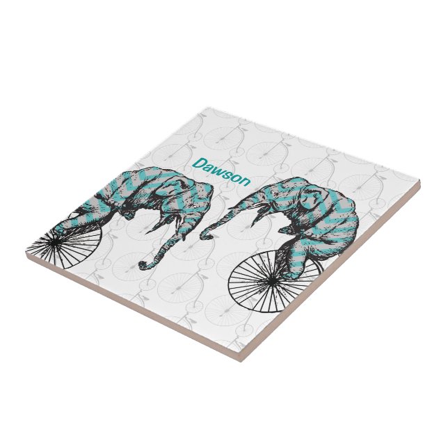 Carreau Elephants Plus Vélos Égale YIKES! (Côté)