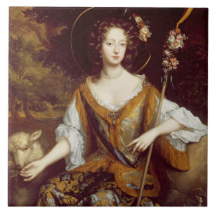 Carreau Elizabeth Jones, comtesse de Kildare, c.1684