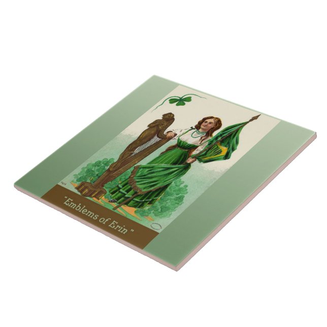 Carreau Emblèmes d'Erin (Côté)