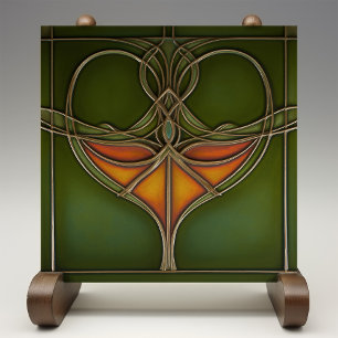 Carreau Emerald Grace Art Nouveau