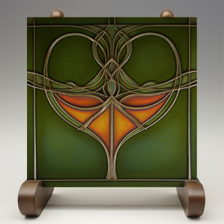Carreau Emeraude Grâce Art Nouveau