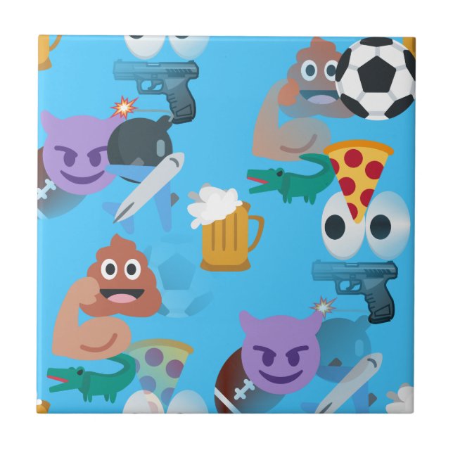 Carreau emoji garçon (Devant)
