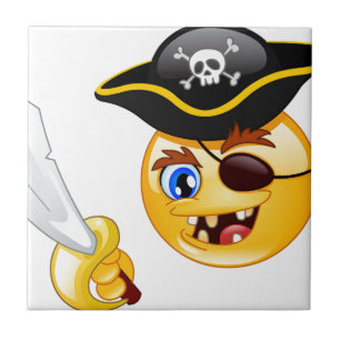 Carreau emoji pirate