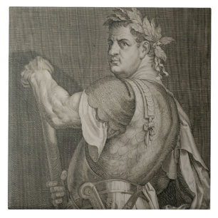 Carreau Empereur de D. Titus Vespasian d'engrav d'ANNONCE
