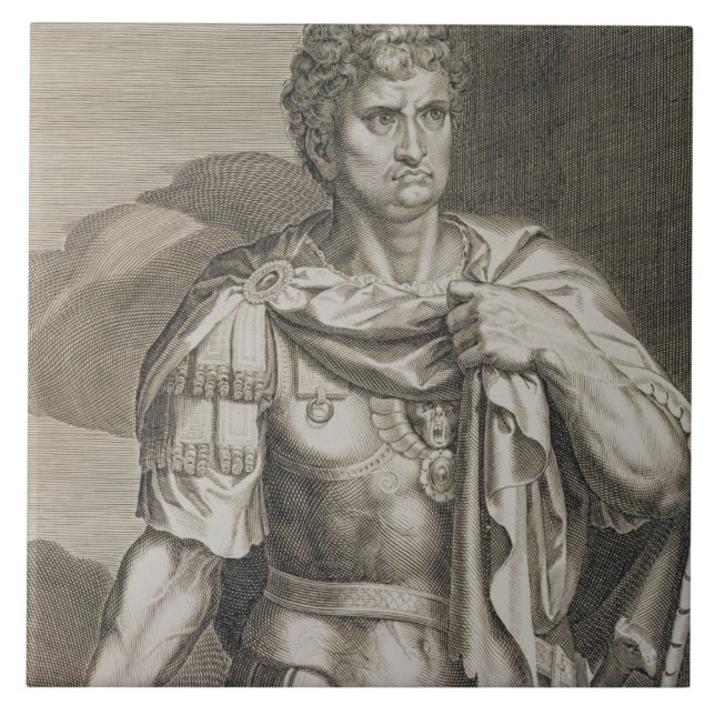 Carreau Empereur de Nero Claudius César de l'ANNONCE de (Devant)
