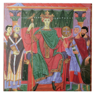 Carreau Empereur romain saint Otto de Mme Cim.4453 f.42r