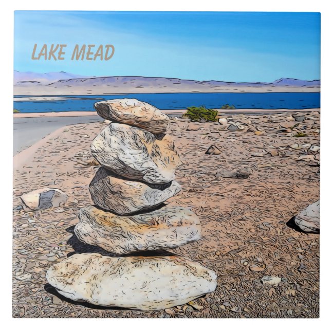 Carreau Empilage de roche (Devant)