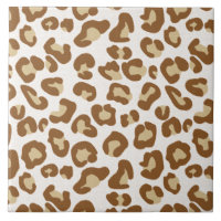 Empreinte de léopard de neige, beige, tan et crème