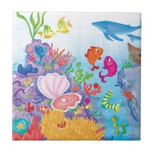 Carreau En Bas Dans L'Océan