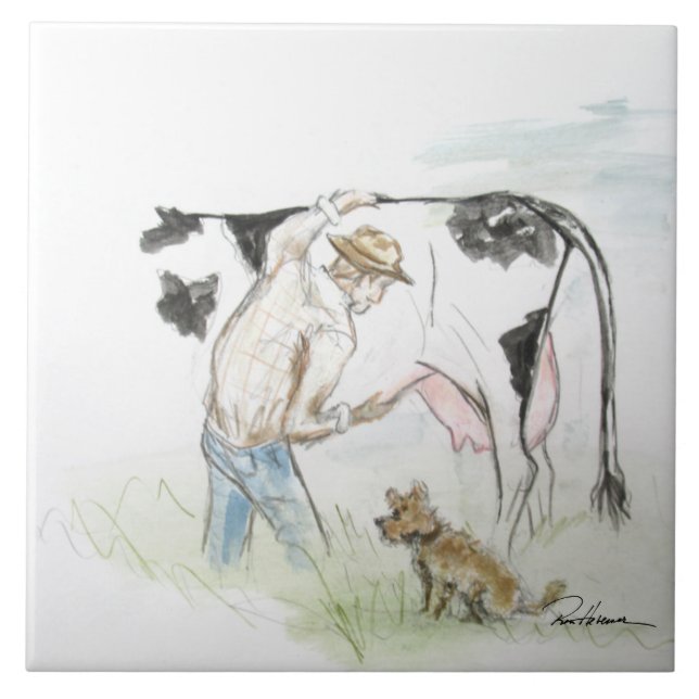 Carreau en céramique (Devant)