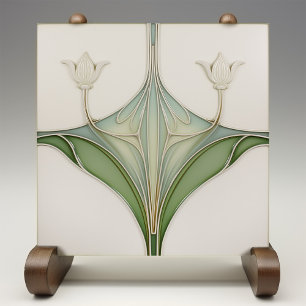 Carreau en céramique Art Nouveau Lily Elégance
