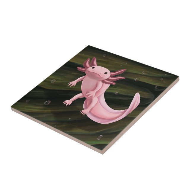 Carreau en céramique Axolotl (Côté)