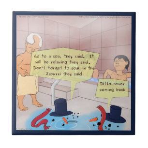 Carreau en céramique de bande dessinée de Rick Lon