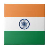 Carreau en céramique Drapeau de l'Inde
