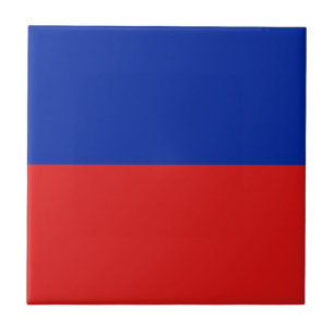 Carreau en céramique Drapeau d'Haïti