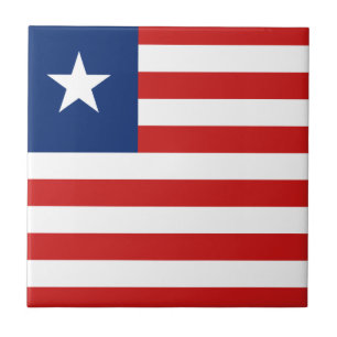 Carreau en céramique Drapeau du Liberia