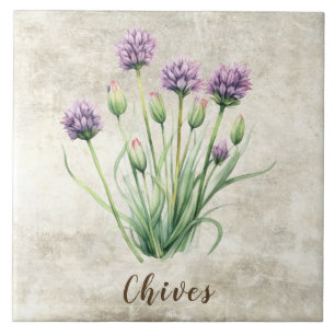Carreau en céramique faux Herbes Épices Rustique C