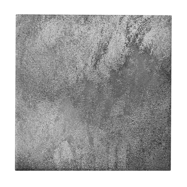 Carreau en céramique moderne motif abstrait gris c (Devant)