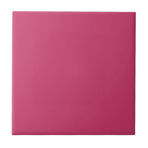 Carreau en céramique : motif fractal rose vif 1