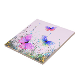 Carreau en céramique Papillons volants